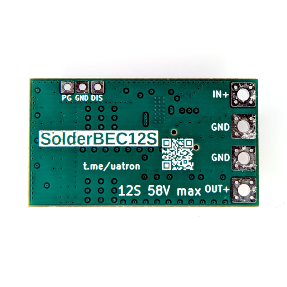 UATron SolderBEC 12S Back