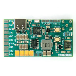 Хост-плата для FT1200 / FT3500, SMA, 8S, з підсилювачем відео та бекпеком